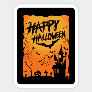 Happy Halloween Night Vibes! Sticker